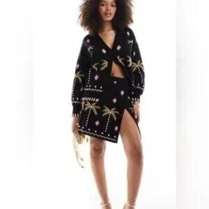 Never Fully Dressed‎ Havana Knit Mini Skirt  SZ S NWT